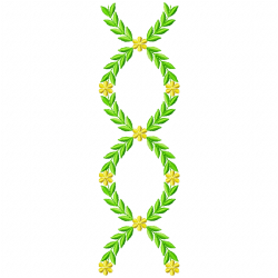 Flowers And Tree Embroidery Design 10